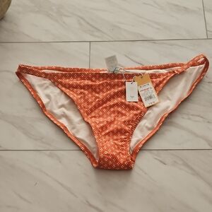 NWT Orange Polka Dot Bikini Bottom